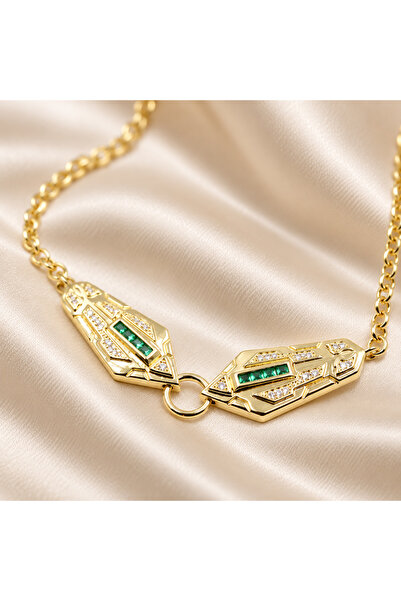 Generic Brand 🌙   Gold Color Serenay Snake Stylish Elegant Necklace 🌙