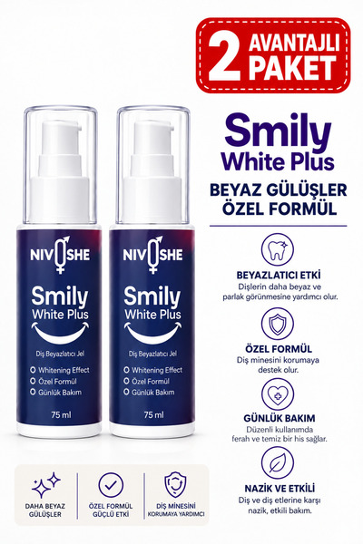 NIVOSHE 2 Adet 75ML Diş Beyazlatıcı Jel Parlatıcı Jel 75 ML Teeth Whitening G...