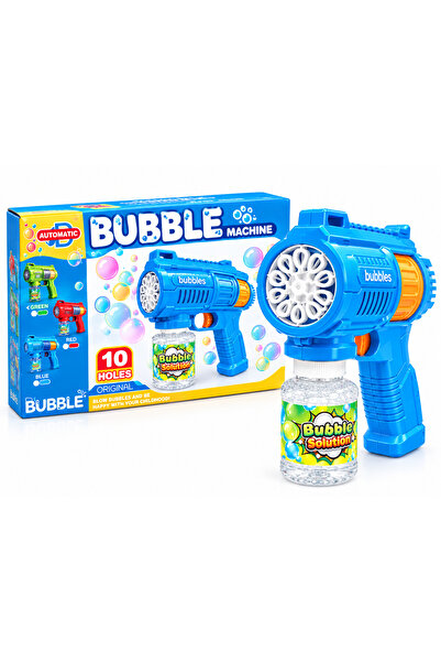 Generic Brand 10-Hole Automatic Bubble Gun with Solution
