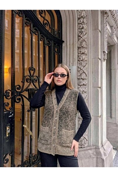 onno style women سترة تريكو كلاسيكية من الفولاذ بنمط كارياجدي