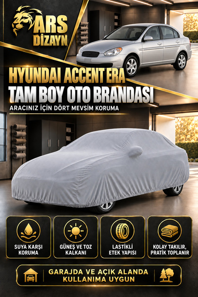 ARS DİZAYN Hyundai Accent Era 2006 Oto Branda Araba Çadırı