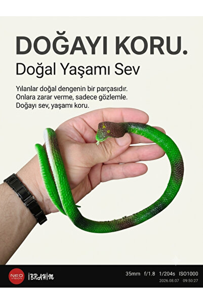 Genel Markalar Oyuncak Yılan Ailesi, Esnek, Uzayabilen, Soft Oyuncak Yılan 11...