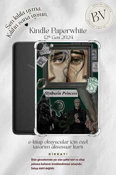 BookTok Vibes Co. Slytherin Princess Dramione Harry Potter Temalı Insert - Ki...