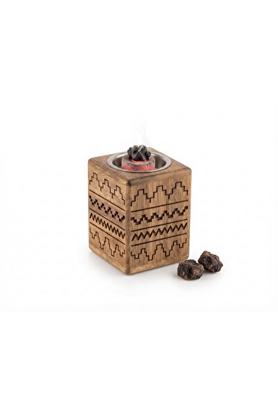 MDK Mabkhara for Oud, Traditional Wooden Incense Burner