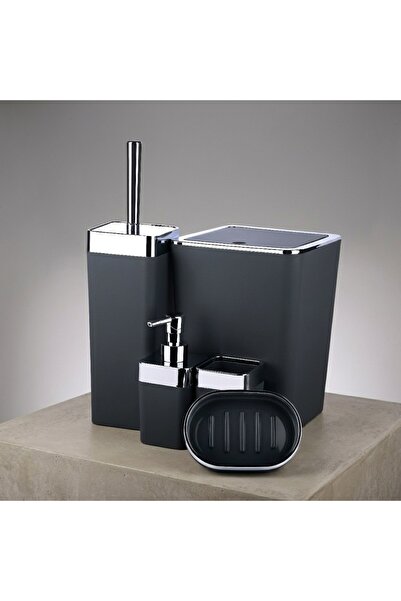 Titiz Bathroom Accessories Set 5Pcs Plastic Bathroom Sets Luxury Modern Desig...