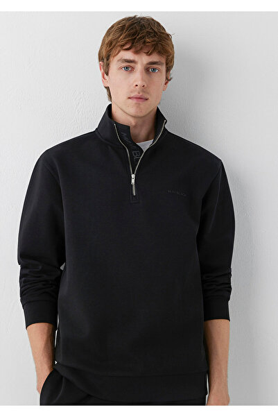 Mavi Yarı Fermuarlı Siyah Sweatshirt 0S20094-900