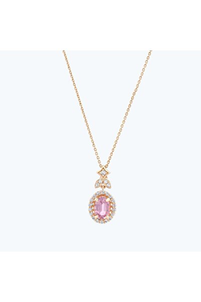 Altınbaş Pırlanta Vintage Oval Kolye