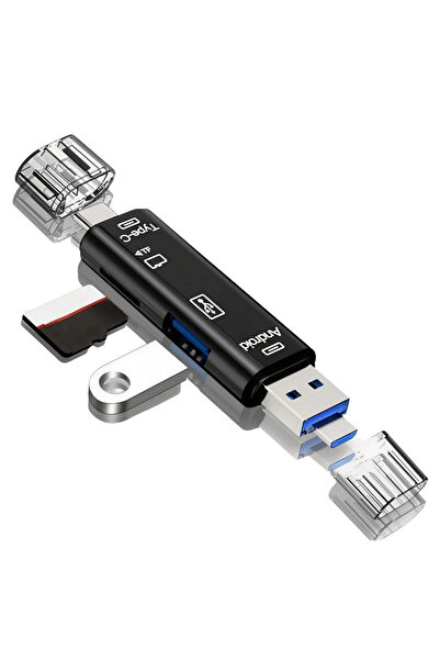 SS HOME CONCEPT 5 in 1 Multifunctional USB 2.0 Micro Sd Card Reader - with Us...
