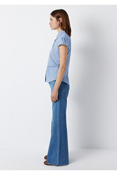Mavi Pötikare Gömlek Slim Fit / Dar Kesim 1220431-83154