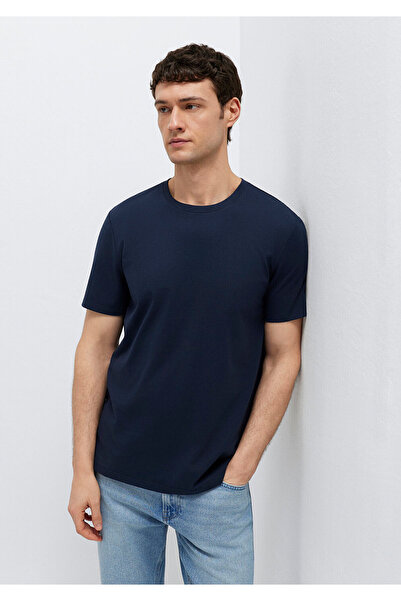 Mavi Navy Blue Basic T-Shirt Slim Fit / Narrow Cut 0613437-70490