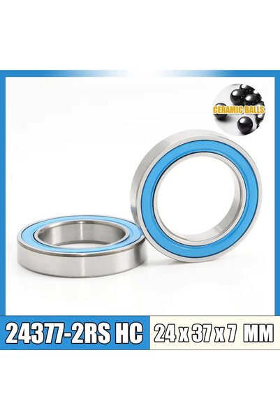 Choice 1PC 24377 Hybrid Ceramic Bearing 24*37*7 mm Si3N4 Balls Bike Bicycle H...