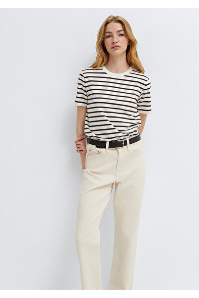 Mavi Striped Ecru T-Shirt Slim Fit / Narrow Cut 1614216-86687