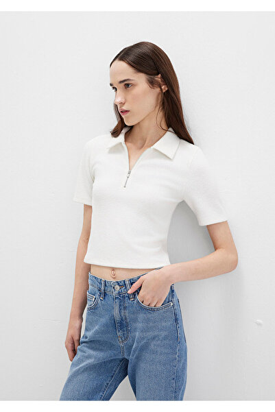 Mavi Ecru Polo T-Shirt Fitted / Bodycon Fit 1613593-70057