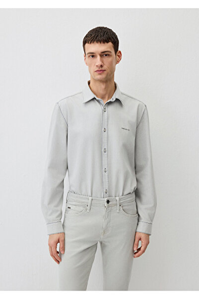 Mavi Brad Edition Light Gray Jean Shirt Slim Fit / Narrow Fit 0210921-90593