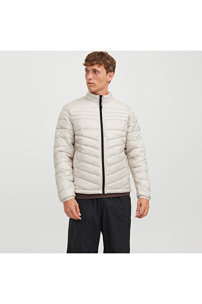 Jack & Jones Jack&jones Hero Puffer Collar Erkek Bej Mont