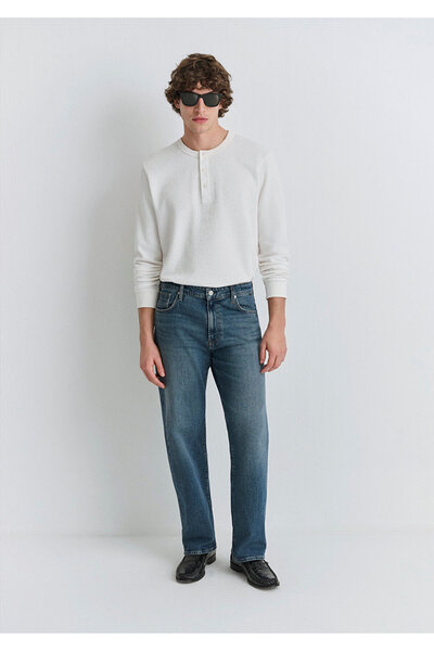 Mavi Marlon Classic Denim Puslu Jean Pantolon 0019166-87850