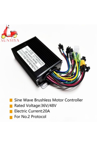 Choice 24V/36V/48V 20A Sine Wave Brushless Motor Controller 350W/500W for UAR...