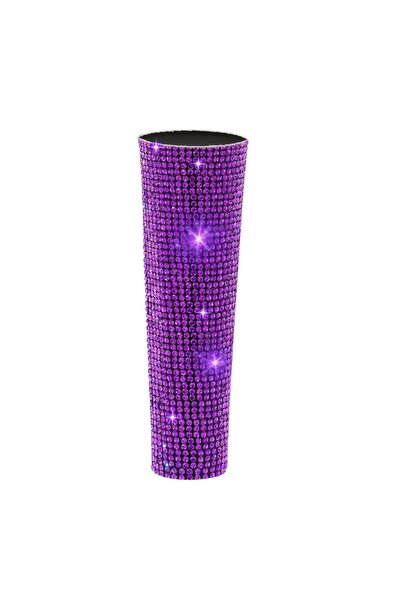 Choice1 Violet Rhinestones Wired Microphone Cover, Corded Microphone Bedazzle...