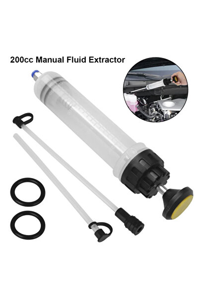 Choice 200CC 200CC Car Oil Fluid Extractor Portable Needle Tube Automotive Fu...