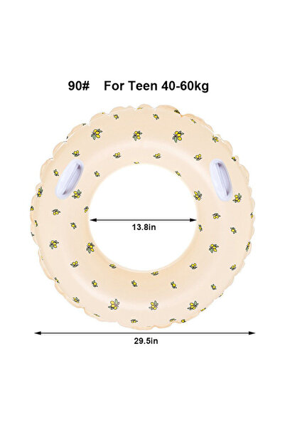 Choice4 For Teen 40-60kg Rooxin Adult Swim Ring Pool Float Thicken Inflatable...