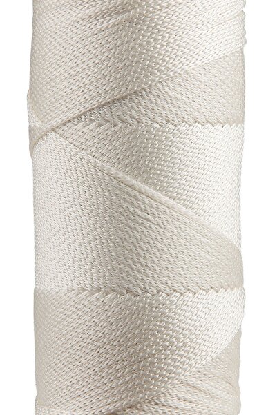 SENSY 2 Mm - 200 gr Polyester Makrome Ipi Ekru 230 M Polyester Makrome Ip Supla Ip Ve Çanta Ipliği