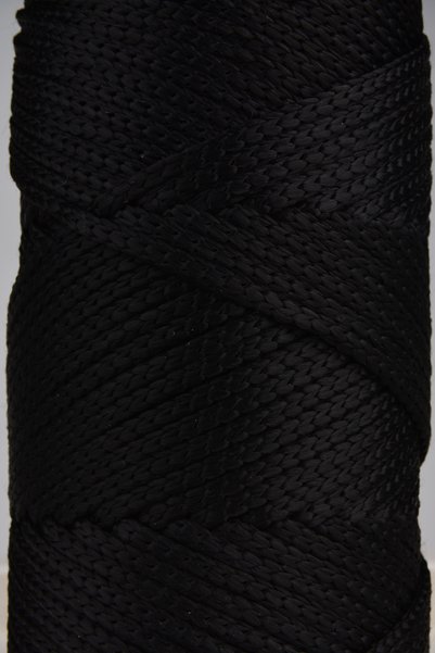 SENSY 5 Mm - 400 gr Polyester Macrame Thread Black 95 M Polyester Macrame Thread Suppla Rope And Bag Thread