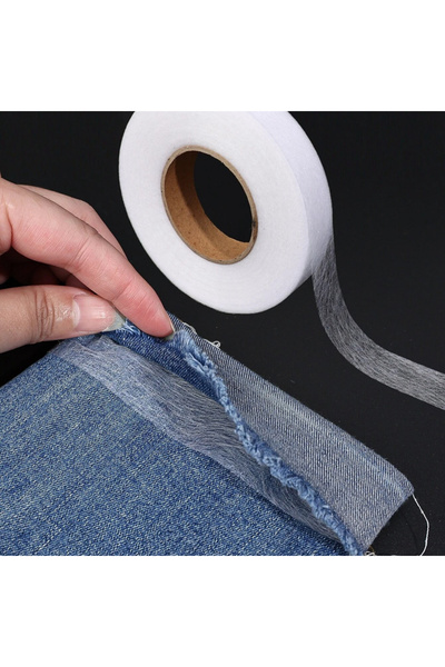 Choice W2cm L64m 64M Roll Non-woven Double-side Interlining Adhesive Fabric C...
