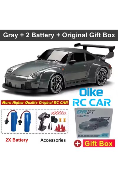 Choice Gray 2B Gift Box Oike 4WD Remote Control Drift Car 1:24 Mini Remote Co...