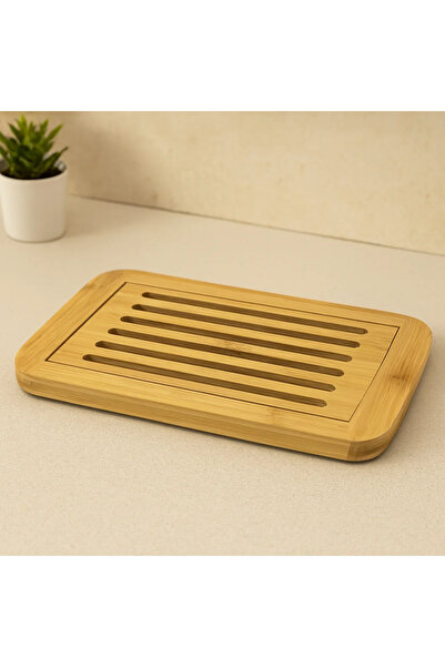 SS HOME CONCEPT Bamboo Cutting Board 21X36 cm (with Container, with Grid)