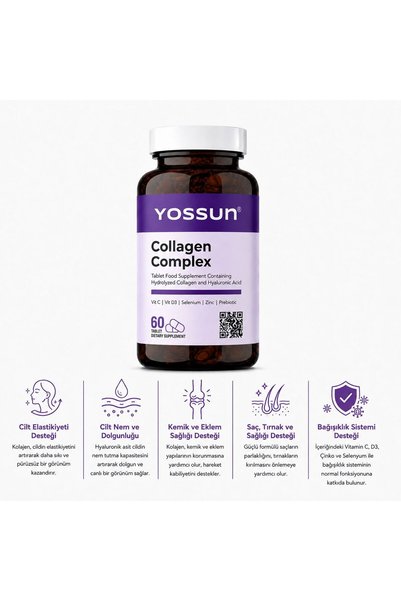 yossun Tablet Supplementing Food Containing Hydrolyzed Collagen and Hyaluronic Acid
