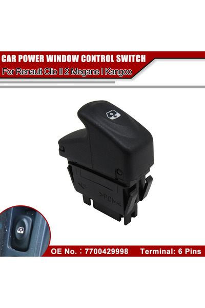 Choice Malcayang 12V Car Electric Window Lifter Control Adjustment Switch 770...