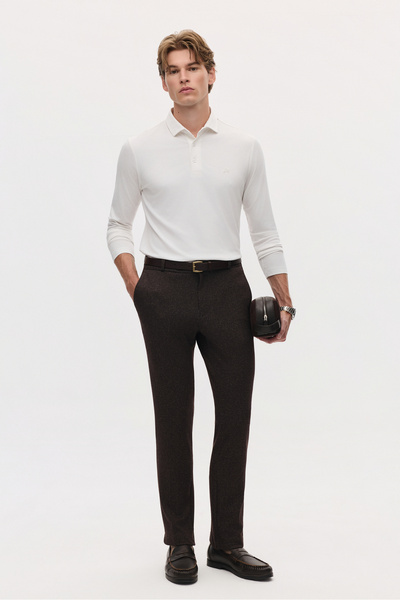 Justboga Glasgow textured comfortable flexible drawstring interlock knitted s...