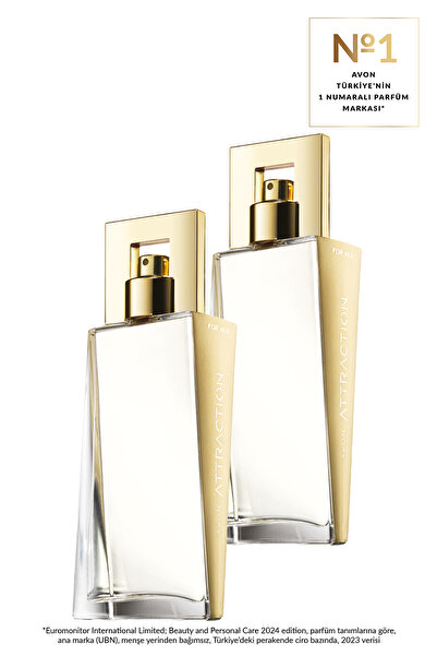 AVON Attraction Kadın Parfüm Edp 50 Ml. İkili Set