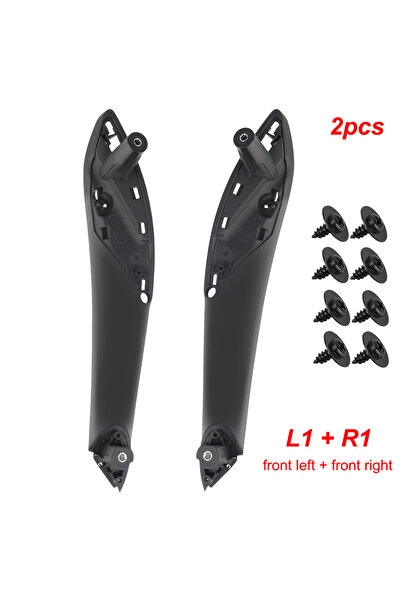 Choice4 L1 R1 Car Inner Handle Black Front Rear Left/Right Interior Door Hand...