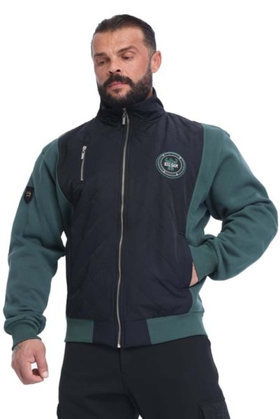 Big Sam Palton verde pentru sporturi de iarnă 3597
