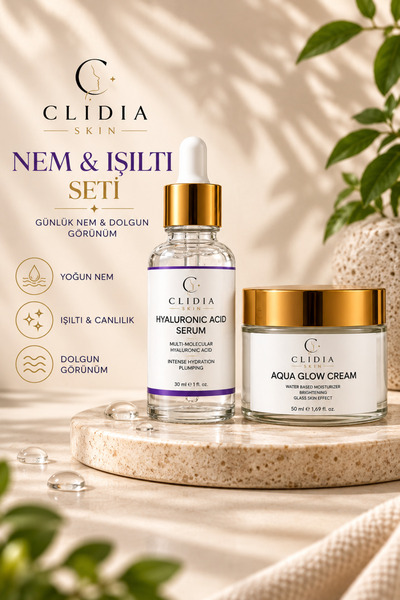 Işıltı Seti | Hyaluronic Acid Serum + Nemlendirici Yüz Kremi