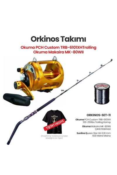 Okuma Makaira MK-80WII - PCH Custon Trolling - Orkinos Seti 11