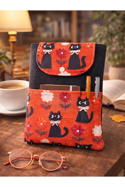 Tadsy Black Cats Patterned Book Cover Stylish and Book Protective Cover with ...