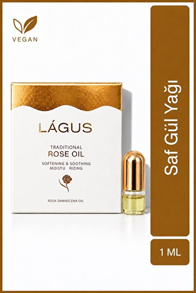 LAGUS Saf Gül Yağı LÁGUS Rosa Damascena Aromaterapi Yağı Kalp Çakrası
