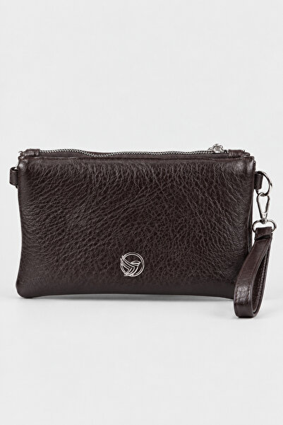 birizmoda Multi-Compartment Hand and Shoulder Bag - Bitter Brown