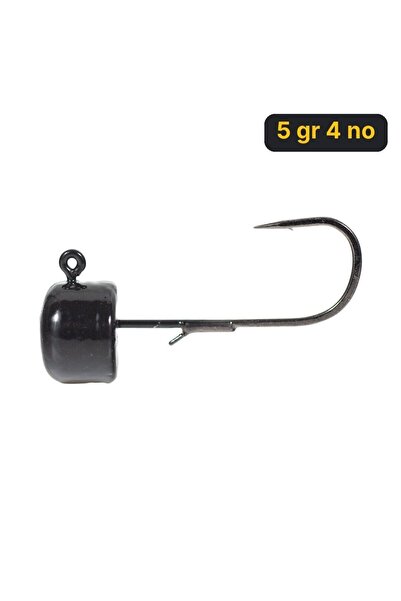 RYUJI Drop Jig Head Siyah ( 3 Adet) 5 gr 4 no