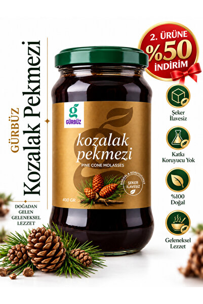 Gürbüzden Çam Kozalağı Pekmezi - Kozalak Pekmezi 400 Gr