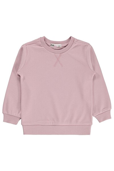Civil Girls Civil Kız Çocuk Düz Sweatshirt | İnterlok Uzun Kol Bisiklet Yaka ...
