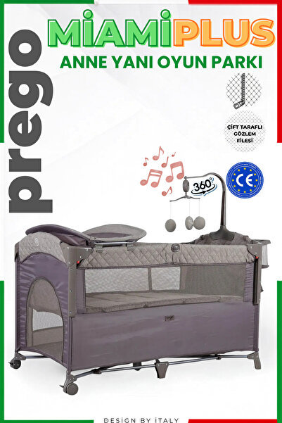 Prego 8044 Miami Plus Oyun Parkı 70x120 Cm Bej