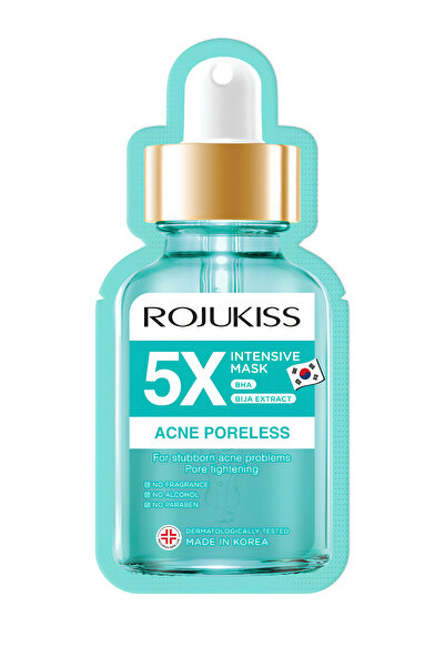 rojukiss Akne İzlerini Gidermeye Yardımcı 5X Yoğun Yüz Maskesi | Acne Poreles...