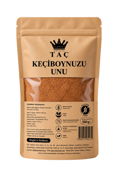 Antalya Taç Pekmez Keçiboynuzu Unu Doğal Katkısız Koruyucu İçermez 250gr