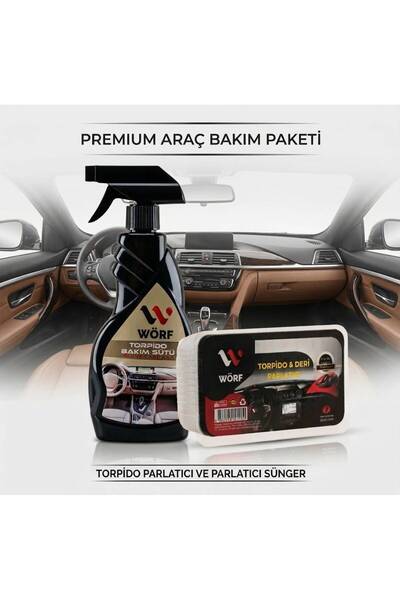 WÖRF Torpido Parlatıcı Bakım Sütü 500 ml & Parlatıcı Sünger