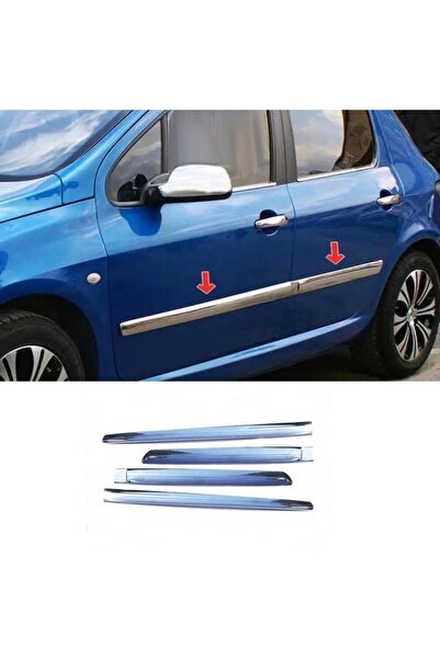 A&G Tuning Peugeot 307 Krom Kapı Çıtası Tk 4Parça Paslanmaz Çelik