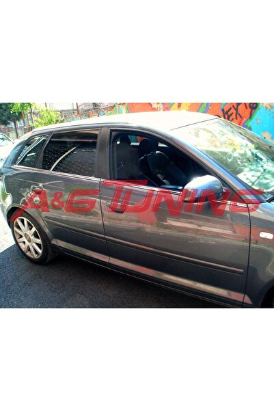 A&G Tuning AUDI A3 Krom Cam Çıtası Tk. 2004-2012 6 Prç Paslanmaz Çelik