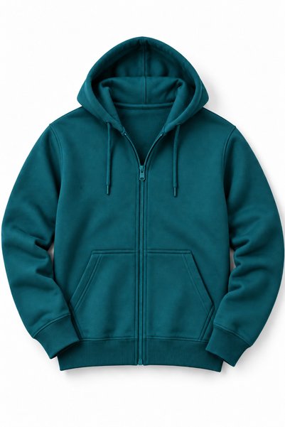 WENMİNG Jachetă cu glugă pentru bărbați, cu fermoar, polar piese, cu glugă buzunar cangur Fit Winter Hoodie Jacket